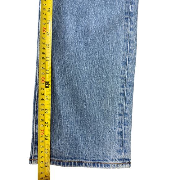 NWT Abercrombie & Fitch Vintage Stretch Athletic Straight Jeans 32x30 Blue Wash - Picture 12 of 13